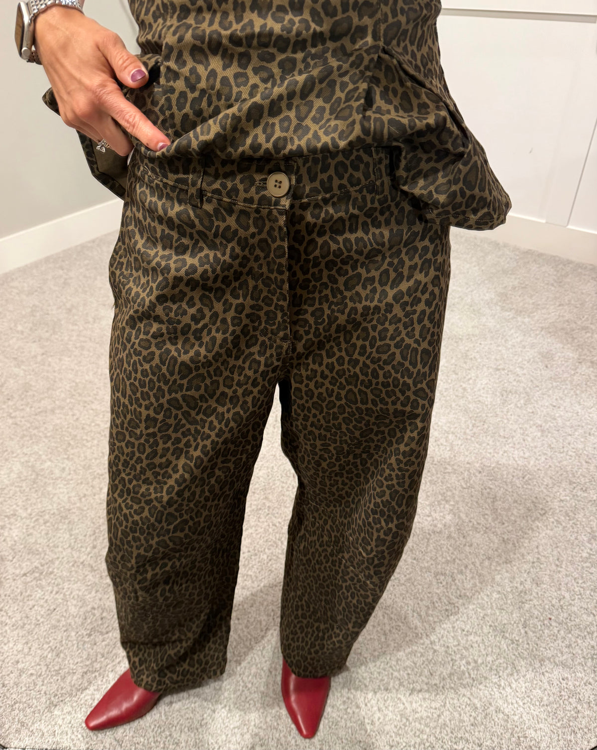Leo Strapless Leopard Set
