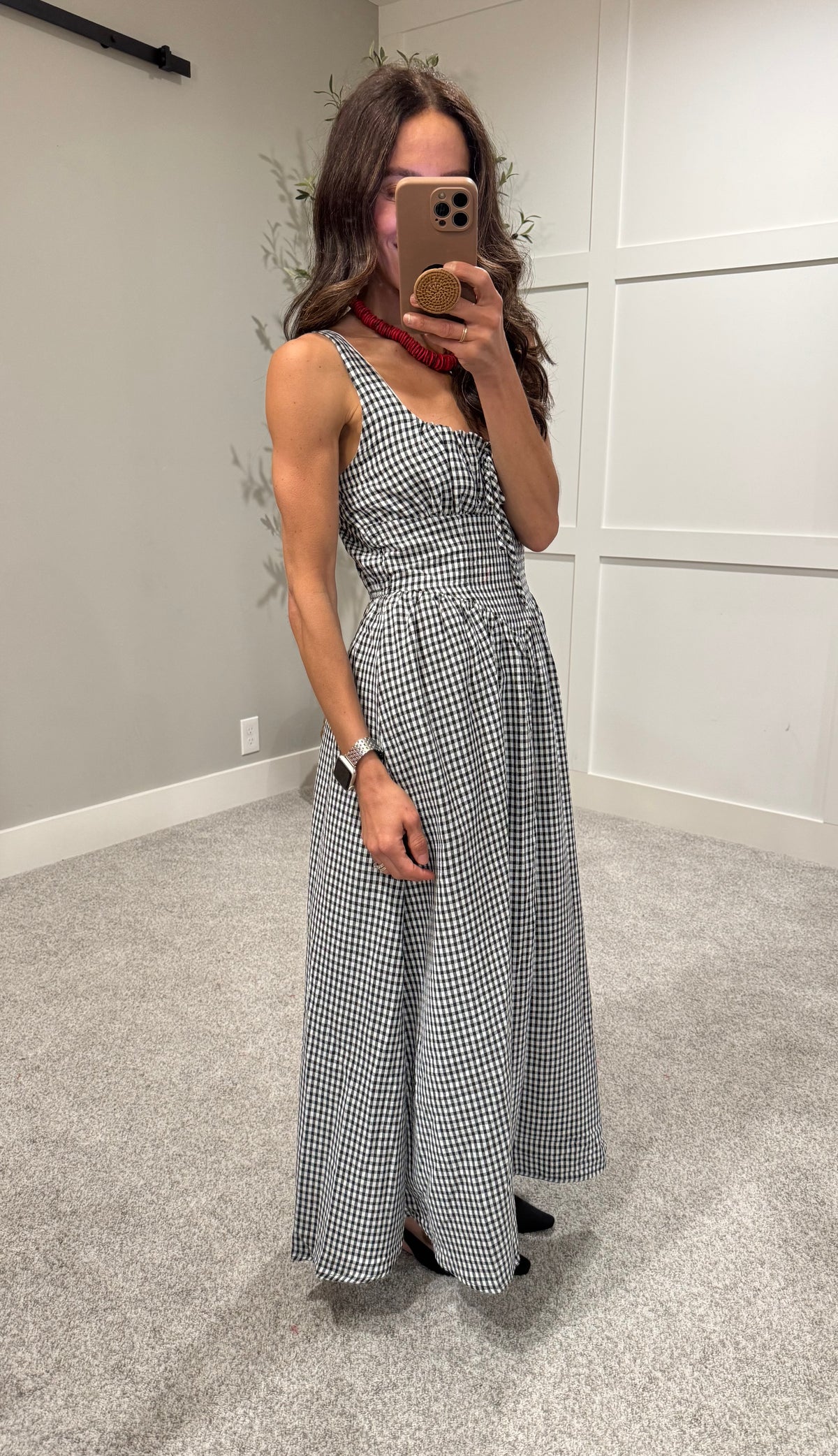 Georgia Dress | Black/White