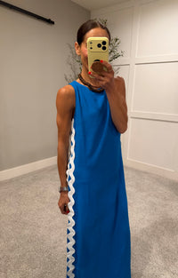 Caribbean Dress | French Blue