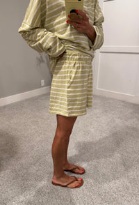 Summer Nights Striped Set | Light Green