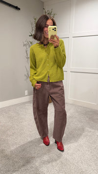 Vintage Barrel Denim |  Red Bean Brown