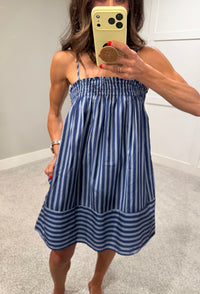 Penny Striped Dress | Blue