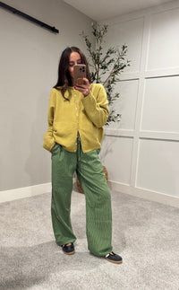 Serena Striped Pant | Green