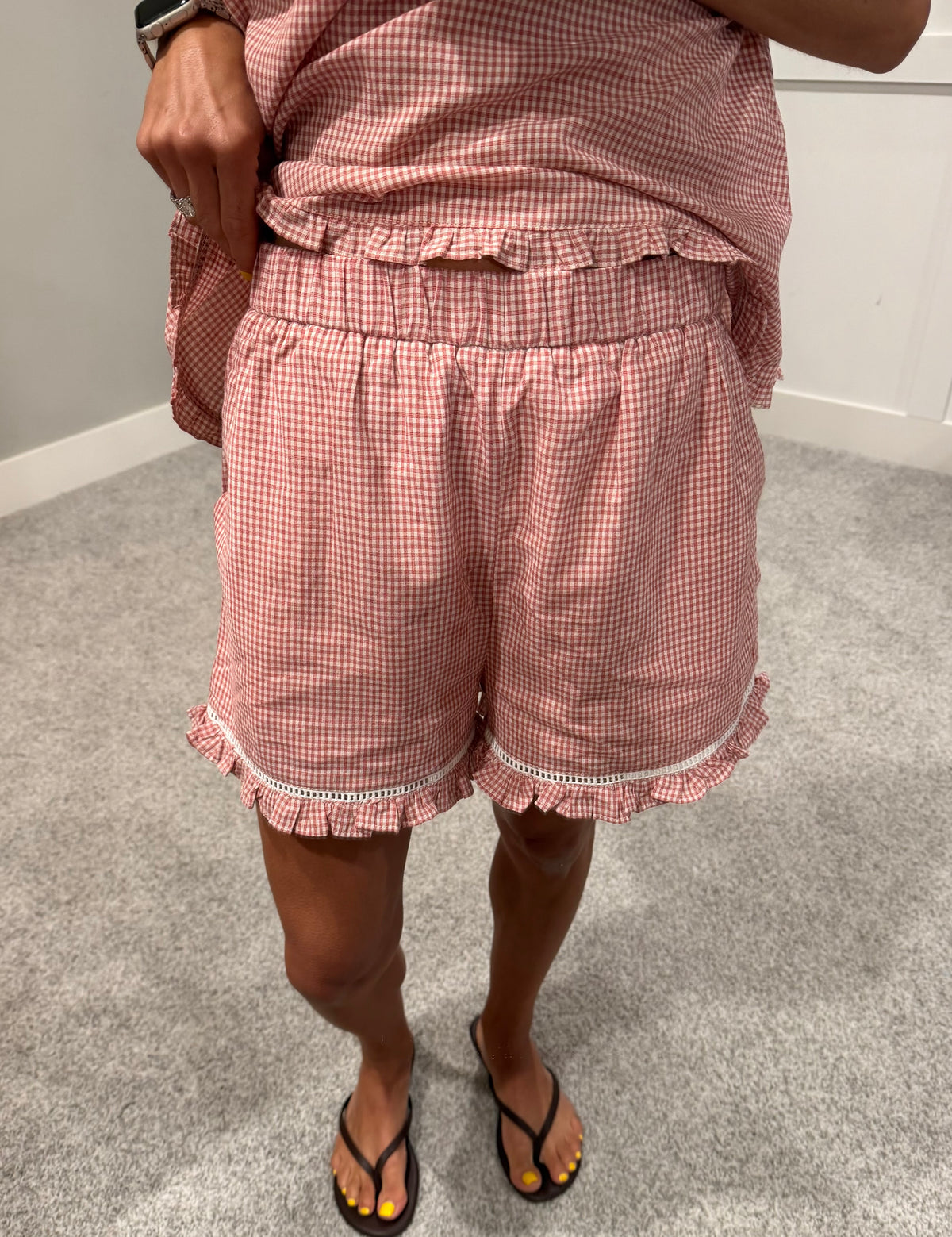 The Shayla Set | Red Gingham