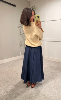 Drew Drawstring Waist Sweater | Butter