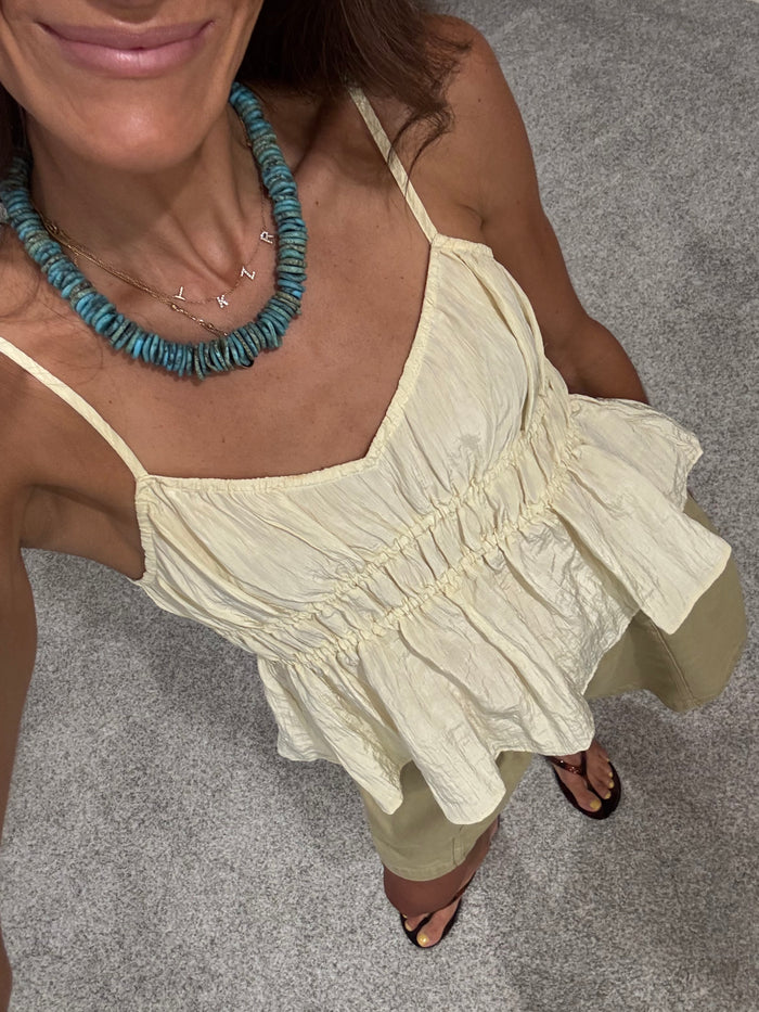 Amore Top | Pale Yellow
