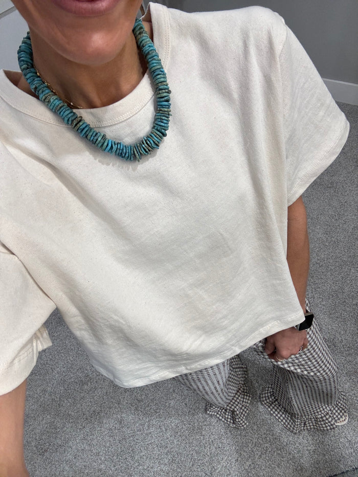 The Linen Top | Cream
