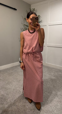 Sally Plaid Set | Pink/Mocha