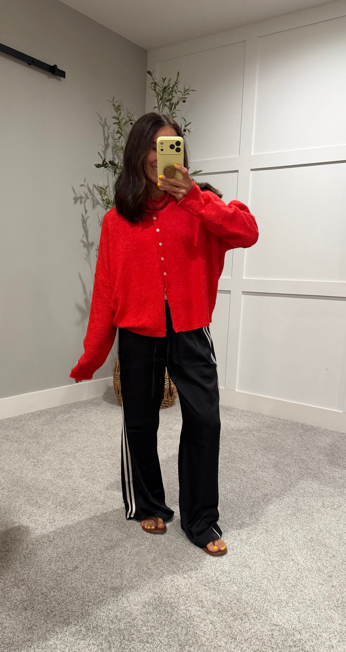 Piper Cardigan | Red