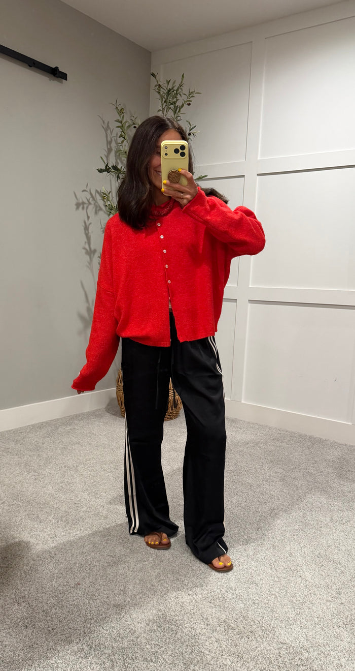 Piper Cardigan | Red