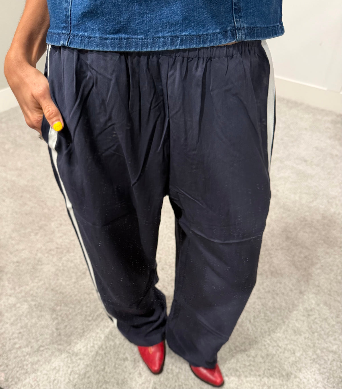 Landon Track Pants | Navy