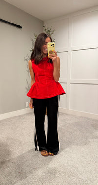 Peplum All Day | Red