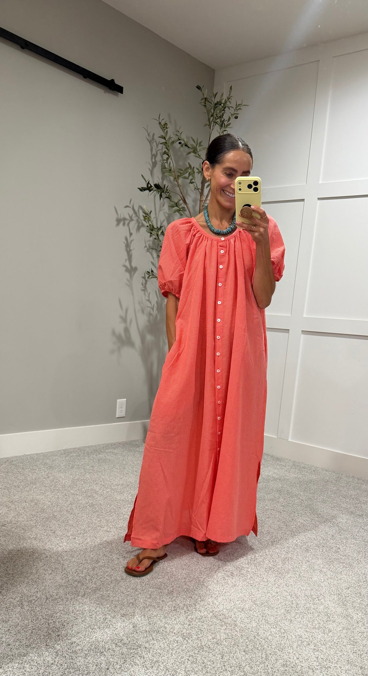 Charlie Dress | Peach