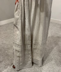 Coco Cotton Dress | Striped Natural