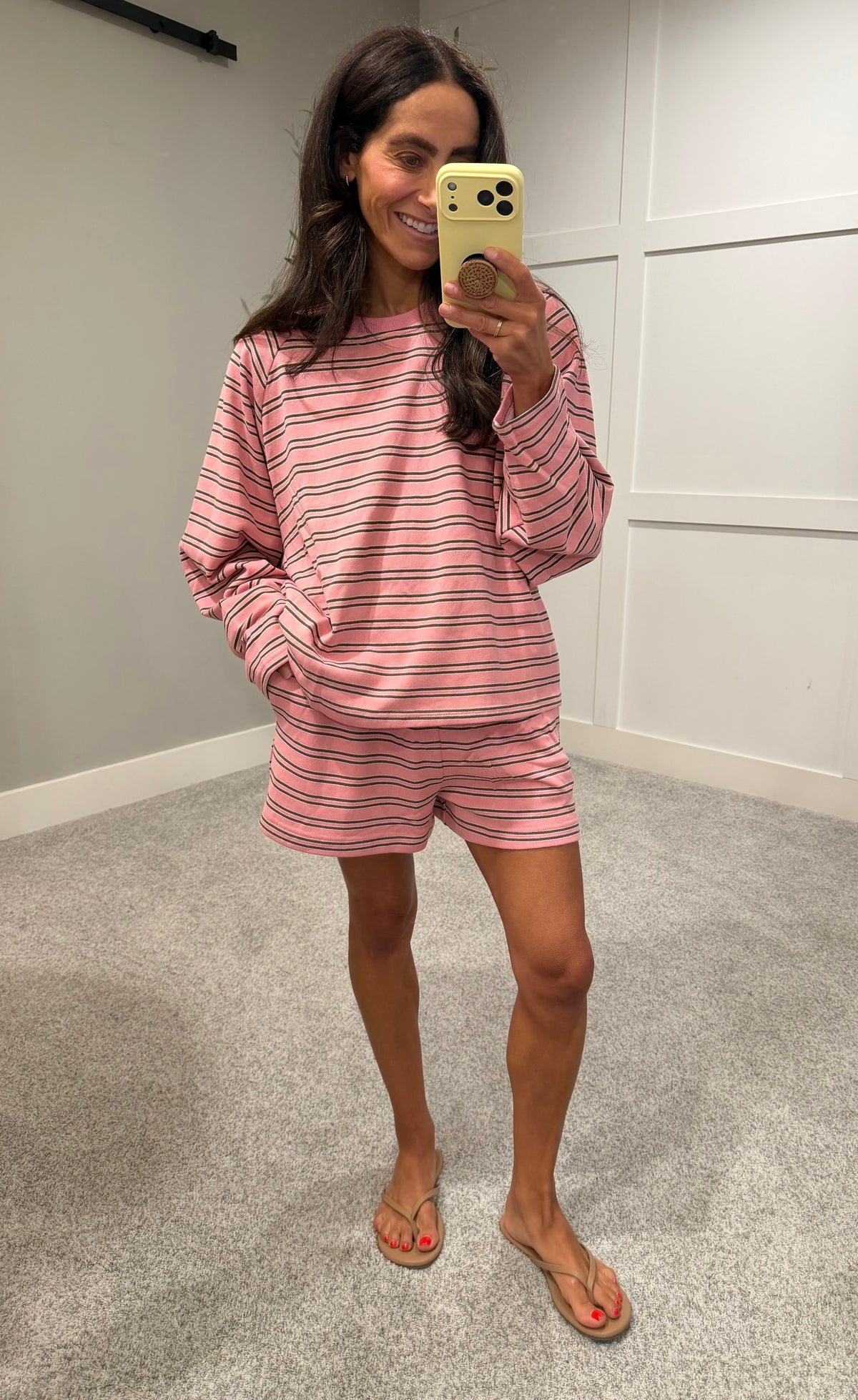 Emilia Set | Pink/Brown