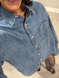 The Denim Button Up Top