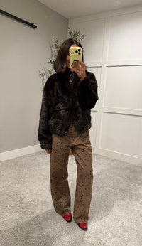 The Camille Faux Mink Jacket