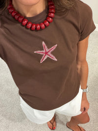 Starfish Tee | Brown