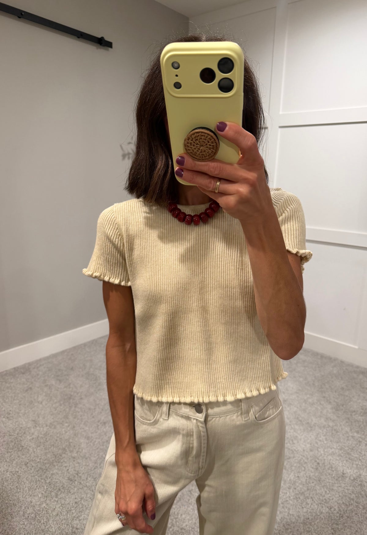 Elevated Essential Top | Butter Cream