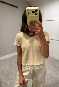 Elevated Essential Top | Butter Cream