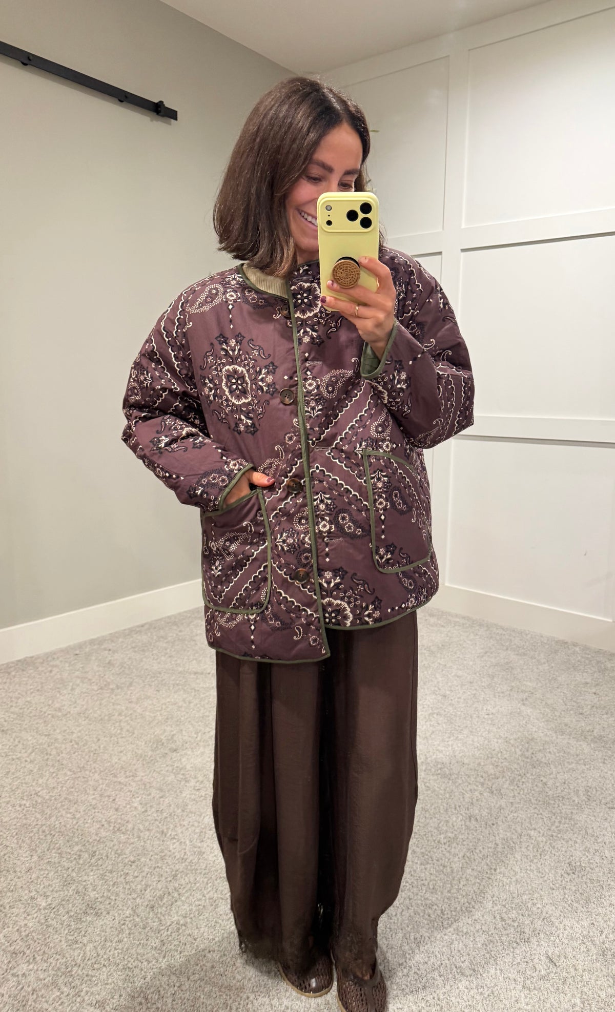 The Willow Reversible Paisley Jacket