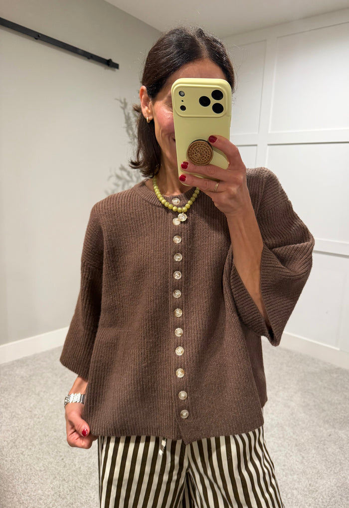 The Billie Knit Short-sleeve Cardigan