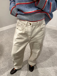 Vintage Barrel Denim |  Ecru