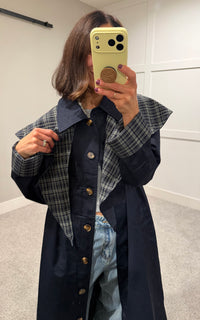 The Madeline Trench Coat | Navy