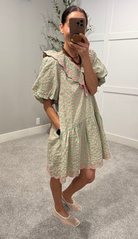 Sadie Dress | Pink Emerald