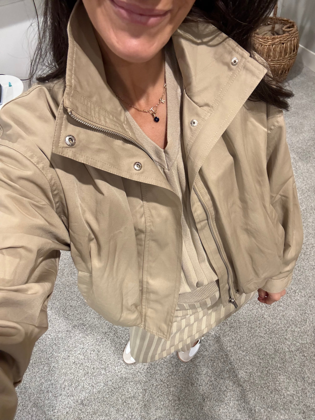 The New York Mock Neck Jacket