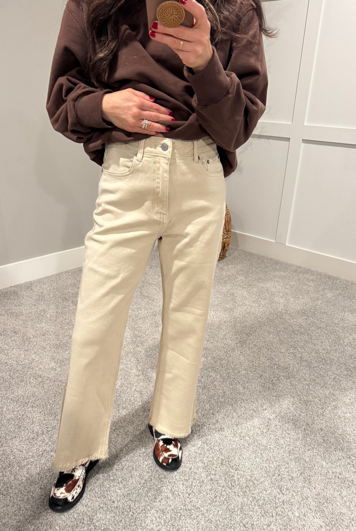 Cream Denim