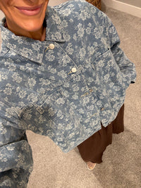 Penelope Floral Denim Jacket