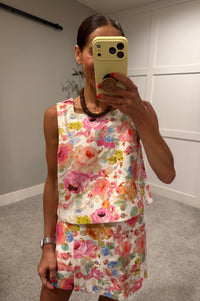 Floral Summer Skort Set