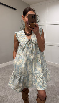 Eyelet Dress | Blue