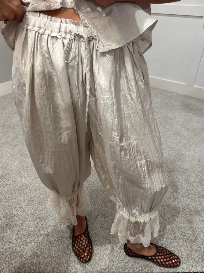 Fiona Lace Pants | Natural