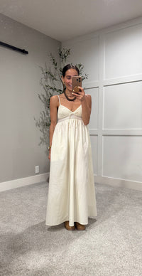 Poplin Dress | Ivory