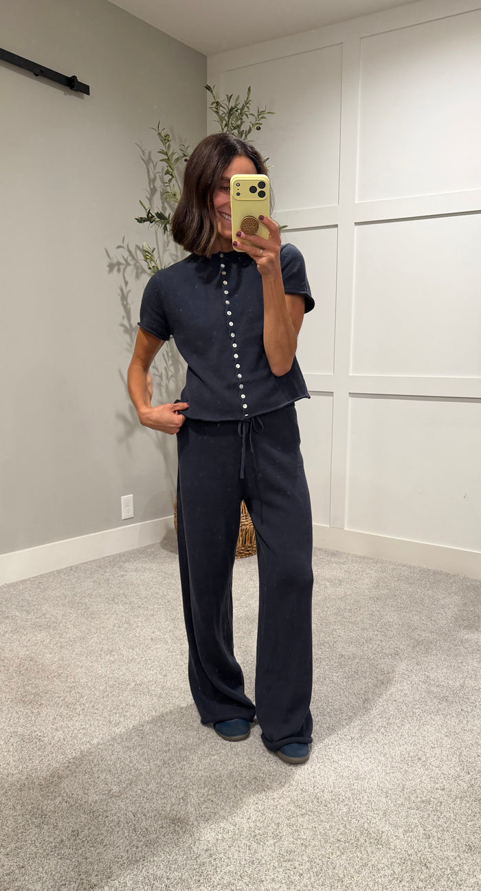 Nara Knit Set | Midnight Navy