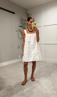 Eyelet Lace Mini | White