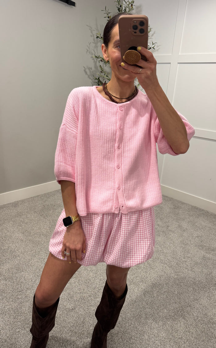 Mel Cardigan | Pink