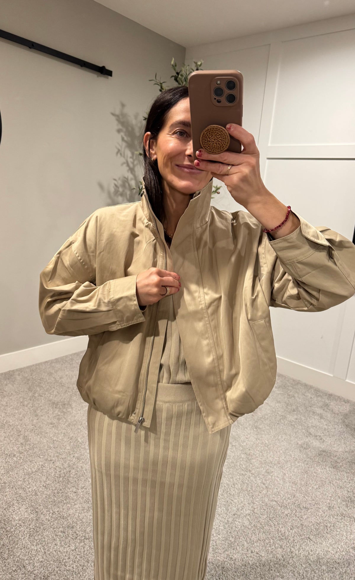 The New York Mock Neck Jacket
