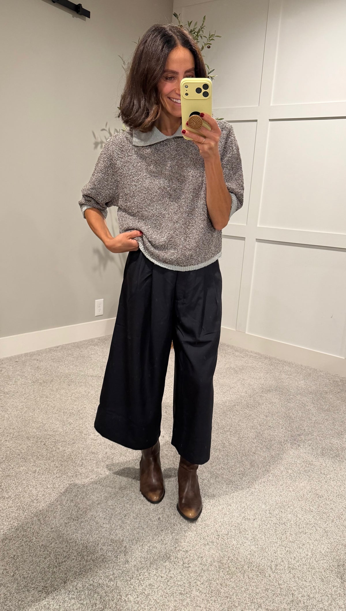 The Trouser Long Short | Charcoal