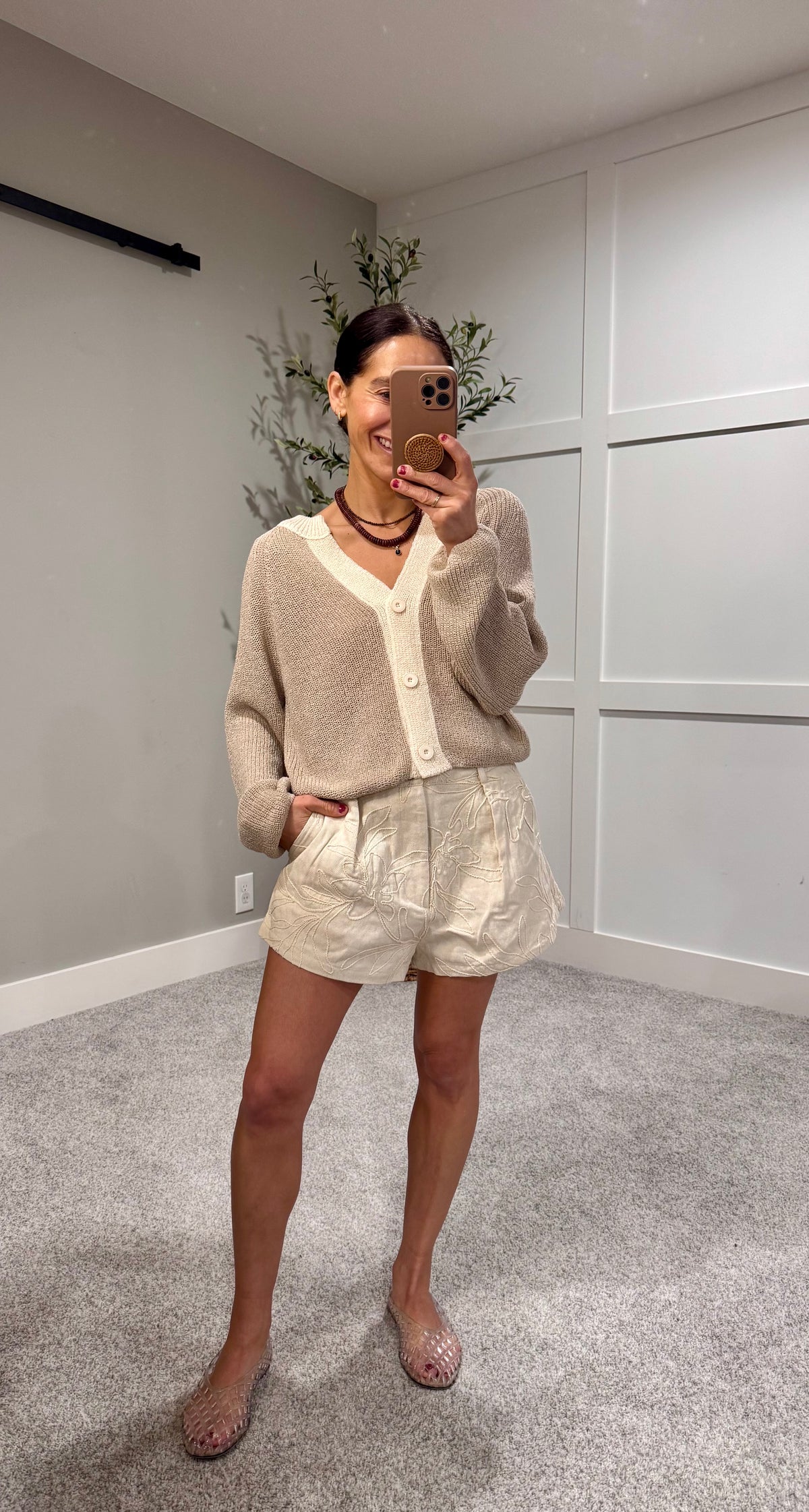 Eze Cardigan Sweater | Cream