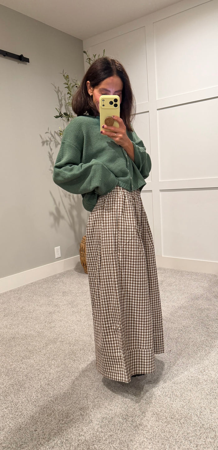Culotte Pants | Mocha/Cream