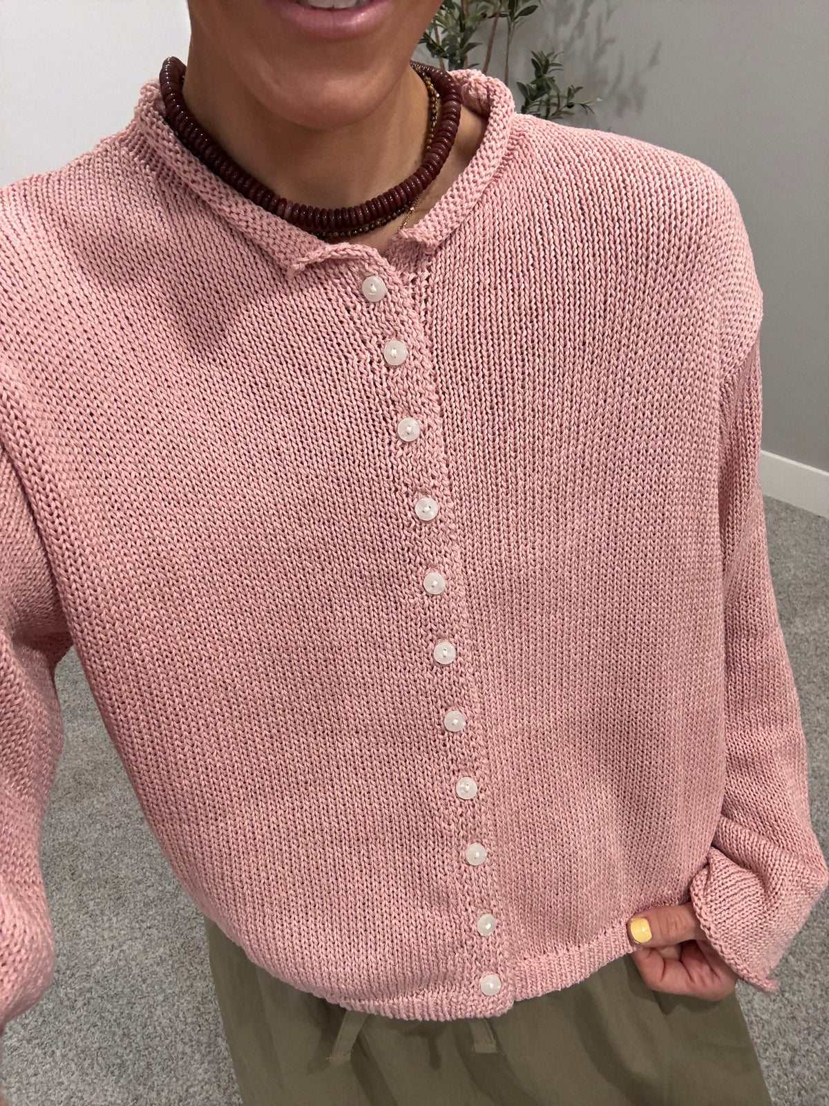 Aya Cardigan | Rose