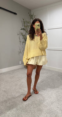 Beach Sweater | Butter Yellow