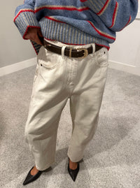 Vintage Barrel Denim |  Ecru