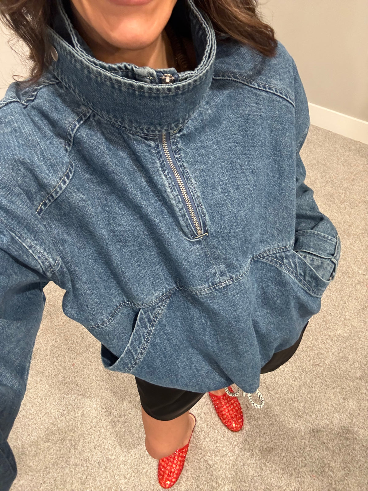 Liv Pullover Denim Jacket