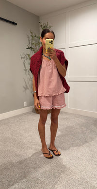 The Shayla Set | Red Gingham