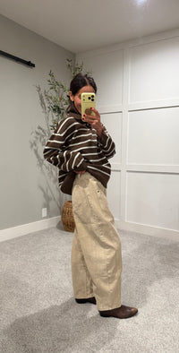 Vintage Barrel Denim |  Beige
