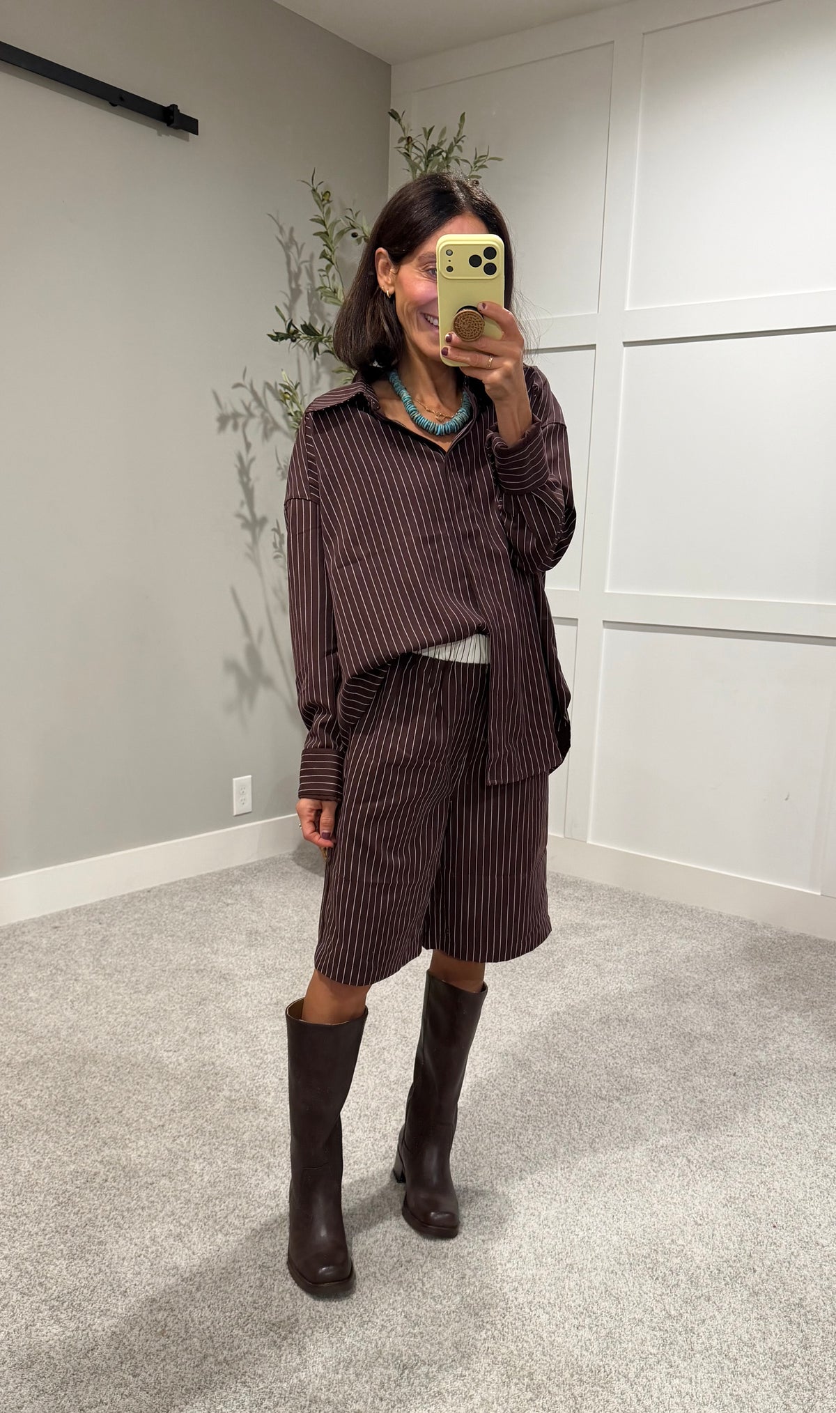 Aubergine Classic Bermuda Shorts